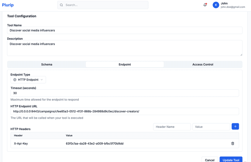 Backend Connection